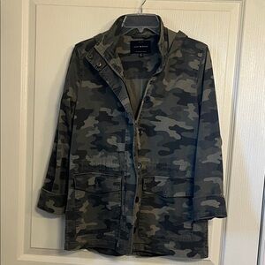 Lucky Brand Green Camouflage Utility Jacket